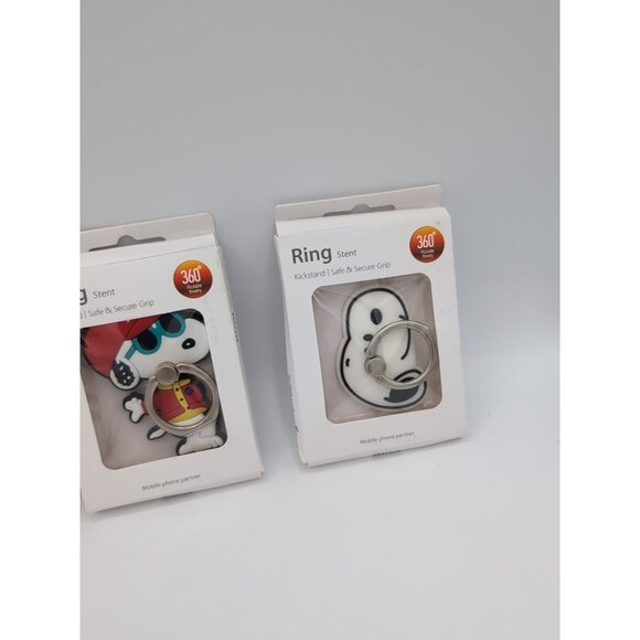 Stent 360 Degree Ring Cell Phone Kickstand 3 Pack Snoopy - Picture 4 of 4